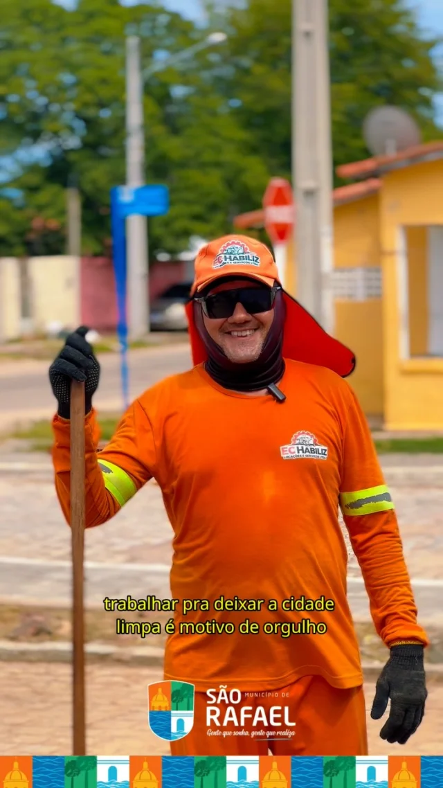 São Rafael está mudando.
Mais limpa, mais organizada… mais bonita ✨

E por trás dessa transformação tem gente que faz a diferença todo dia: nossos garis!
Mesmo com sol ☀️, chuva ☔ ou na correria, eles não param. Trabalham com dedicação, carinho e compromisso por uma cidade melhor.

O trabalho deles vai muito além da limpeza. É cuidado, saúde e dignidade pra todos nós.

Neste 16 de maio, a Prefeitura de São Rafael agradece a cada gari pelo esforço e amor com que cuidam da nossa cidade.
Vocês são motivo de orgulho! 💪🏻